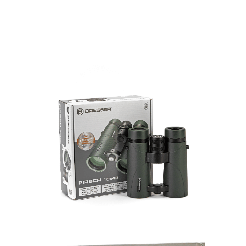 Bresser Pirsch 10x42 Binoculars - FREE LENS CLOTH WITH EVERY ORDER