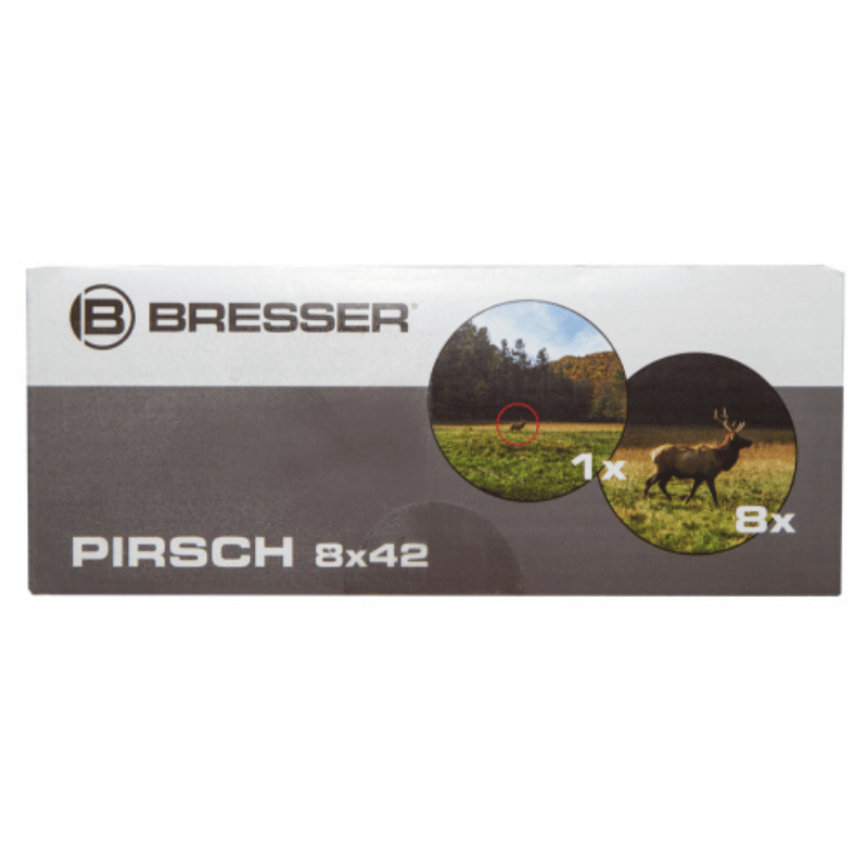 Bresser Pirsch 8x42 Binoculars - FREE LENS CLOTH WITH EVERY ORDER