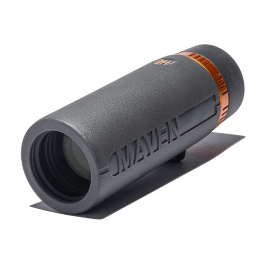 Maven CM.1 Monocular 8x32 Gray/Orange - FREE MAVEN LENS CLOTH WITH EVERY ORDER