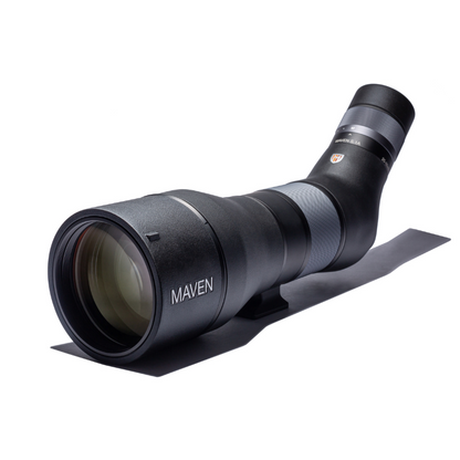 Maven CS.1A Angled Spotting Scope 15-45x65 Gray Orange - FREE MAVEN LENS CLOTH WITH EVERY ORDER