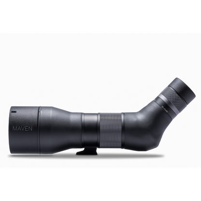 Maven CS.1A Angled Spotting Scope 15-45x65 Gray Orange - FREE MAVEN LENS CLOTH WITH EVERY ORDER