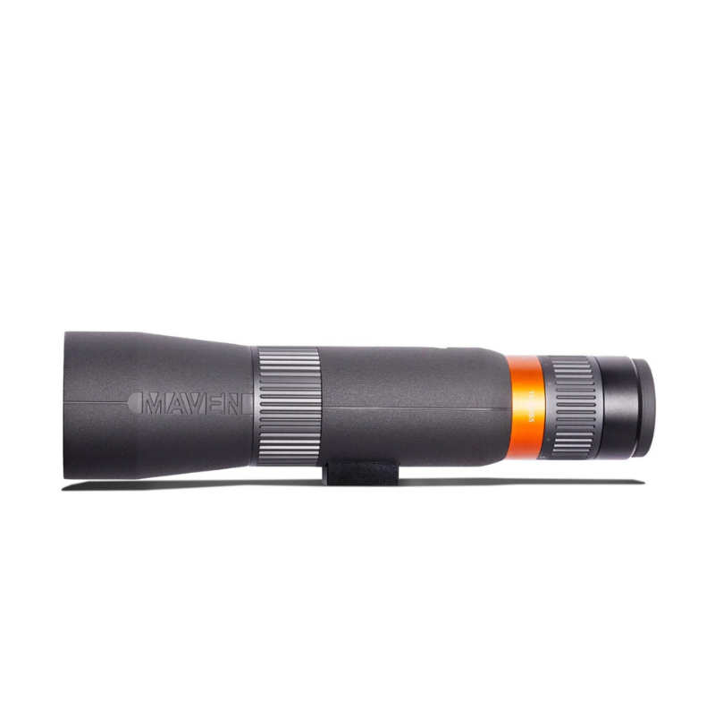 Maven CS.1 Straight Spotting Scope 15-45x65 Gray Orange - FREE MAVEN LENS CLOTH WITH EVERY ORDER