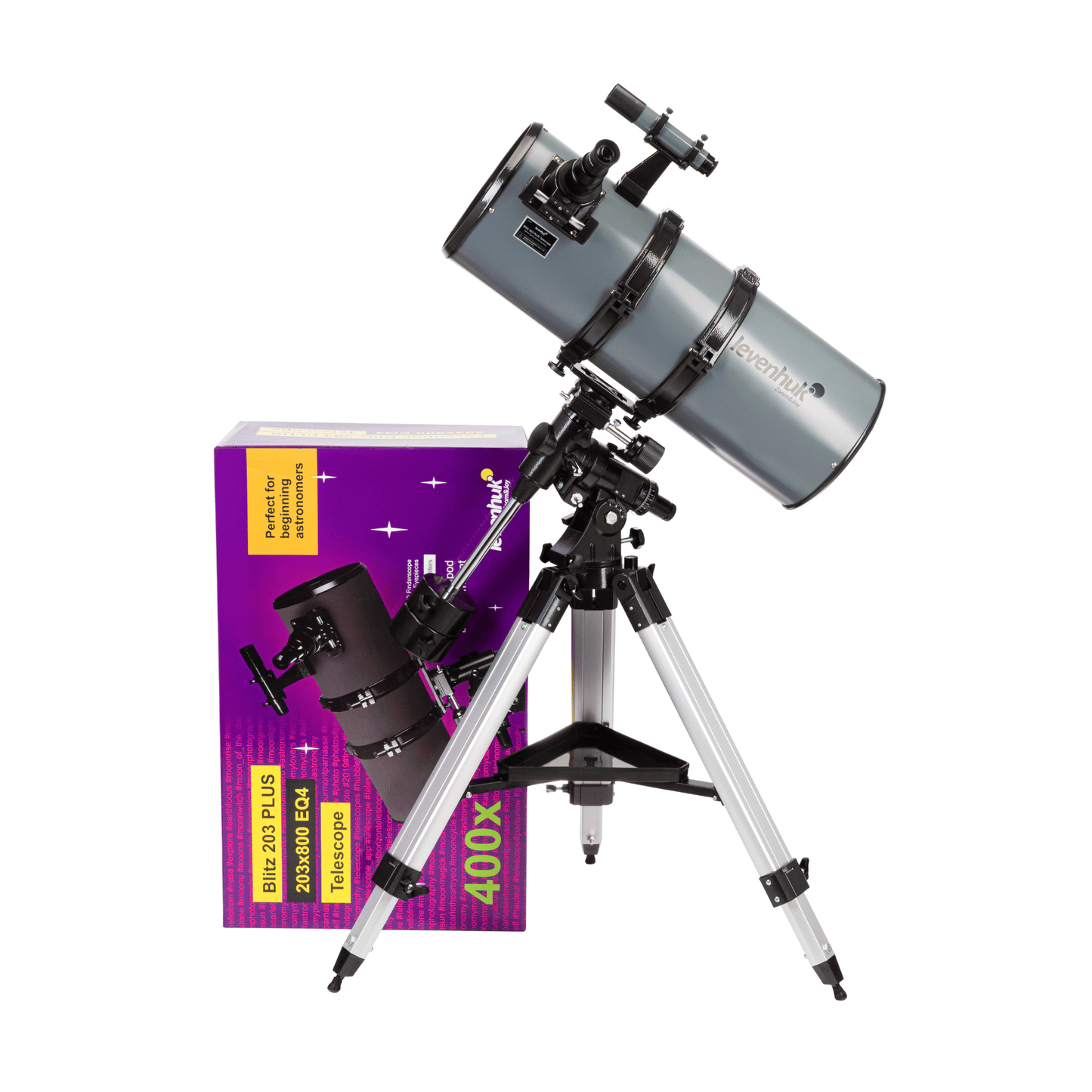 Levenhuk Blitz 203 PLUS Telescope - FREE LENS CLOTH WITH EVERY ORDER