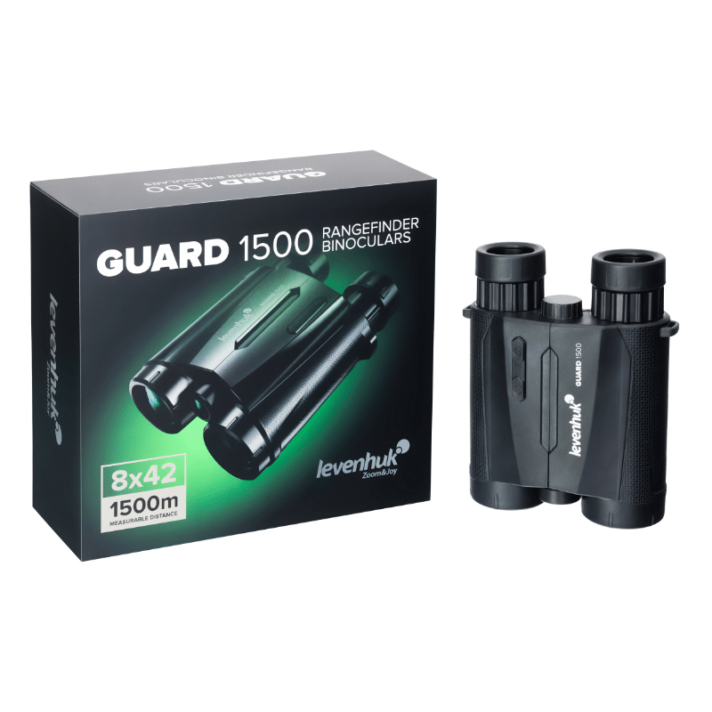 Levenhuk Guard 1500 Rangefinder Binoculars - FREE LENS CLOTH WITH EVERY ORDER