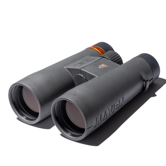 Maven C3 Binocular 10x50 Standard Gray/Orange - FREE MAVEN LENS CLOTH WITH EVERY ORDER